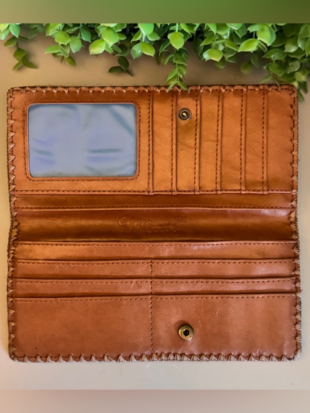 Mlavi Boho Patterned Zip-Around Wallet - Multicol… - image 2